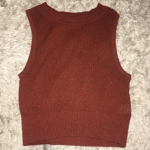 Ribbed crop top